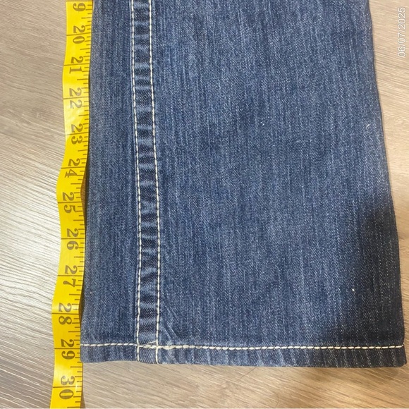Big Star Casey Bootcut Jeans 28R Embroidered Pockets Low Rise Stretch Denim - Picture 10 of 12